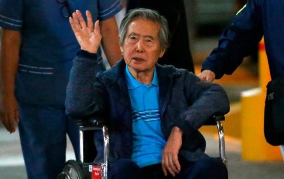 Alberto Fujimori fue hospitalizado de urgencia. FOTO AFP