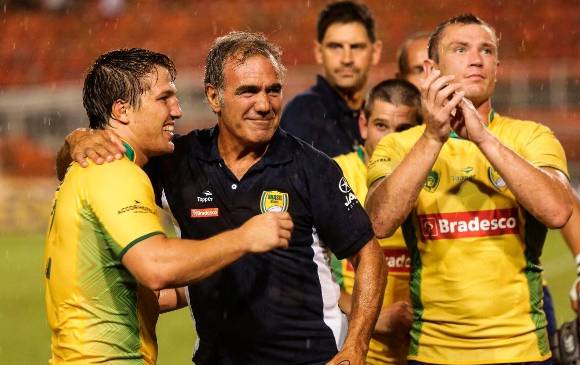 Ambrosio viene de triunfar con Brasil en el rugby suramericano. FOTO Sudamérica Rugby