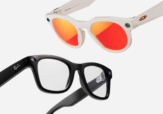 Gafas Ray-Ban Meta y Oakley Meta. Cortesía META