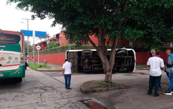 El accidente se presentó al sur de Cali. FOTO COLPRENSA