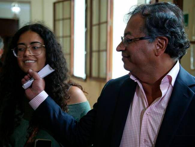 Sofía Petro, hija de Gustavo Petro, advirtió de un posible estallido social si gana Rodolfo Hernández. FOTO COLPRENSA