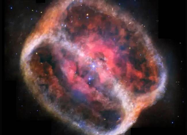 El telescopio James Webb captó la agonía de una estrella