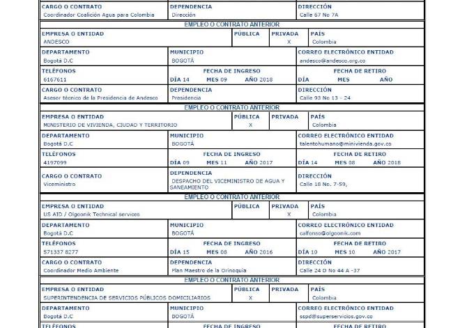 Exclusivo: las inconsistencias en la hoja de vida de Jorge Carrillo que ...