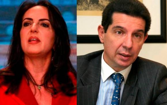 María Fernanda Cabal, senadora del Centro Democrático, y José Félix Lafaurie, presidente de Fedegan FOTOS COLPRENSA
