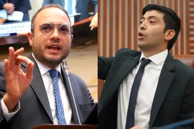 El guajiro Alfredo Deluque (Partido de La U), amigo personal del presidente electo, llega con más respaldo para ganar la presidencia del Senado.El conservador cordobés Nicolás Barguil (derecha) no tendría competencia para asumir la Cámara de Representantes. FOTO: Redes sociales