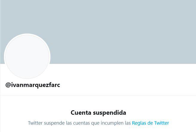 Márquez y Santrich se quedan sin cuentas de Twitter y Youtube
