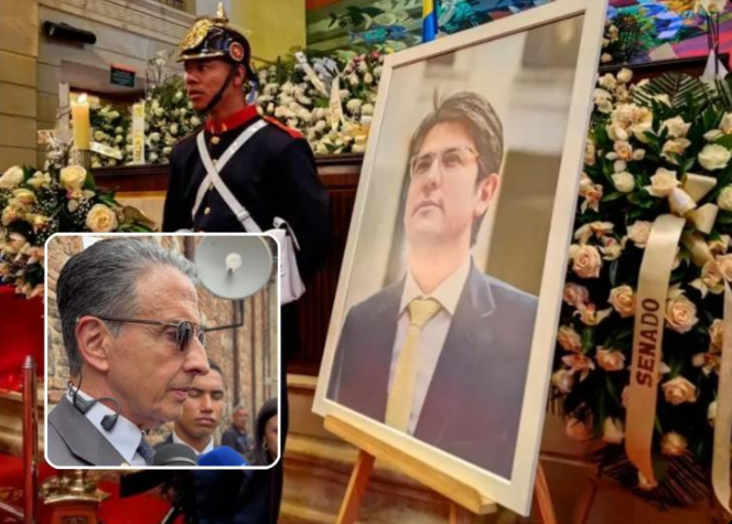 El neurocirujano fue uno de los asistentes a la despedida del senador. Imagen, Colprensa y captura de video. 