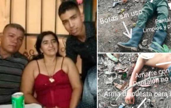 Se trata de cuatro miembros de una familia que habrían sido presentados como bajas en combate por las autoridades venezolanas. FOTO TWITTER @JUNIORPARRA19
