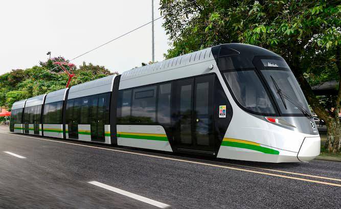 Las obras del metro ligero de la 80 avanzan en un 52%. FOTO: Cortesía Alcaldía
