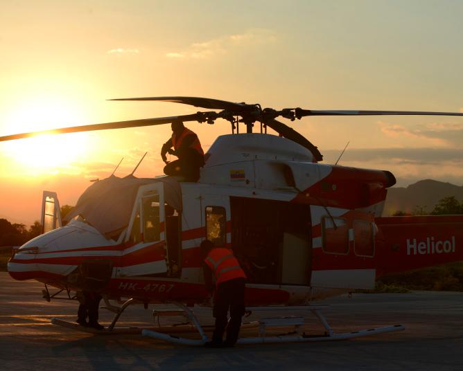 Las deudas de Helicol rebasarían los $59.000 millones. FOTO cortesía Helicol