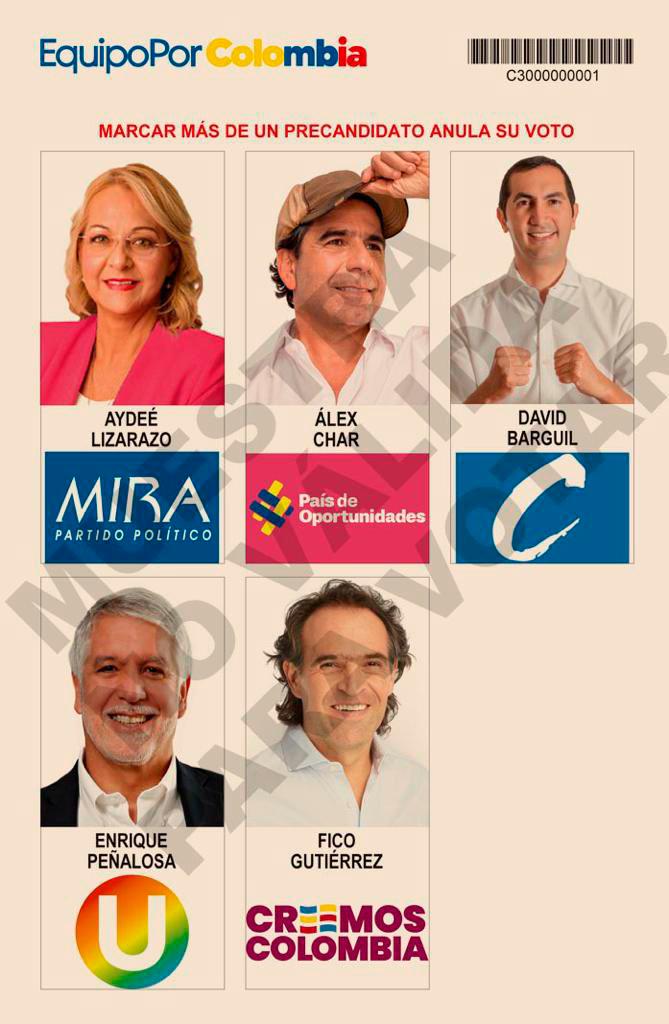 Perfiles de los candidatos presidenciales de la coalición Equipo por Colombia