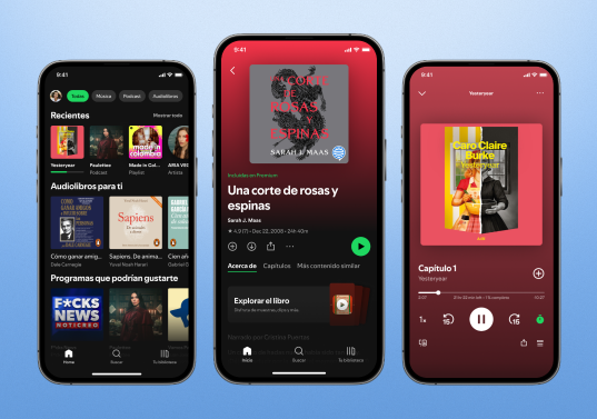 Spotify llega a más de 180 mercados con audiolibros, incluido Colombia. Los suscriptores Premium tendrán acceso a 350.000 títulos con 12 horas de escucha mensual incluidas en su plan actual. FOTO Spotify