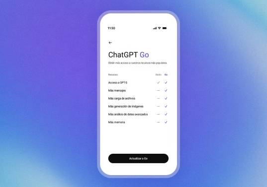 ChatGPT Go será la opción premium más económica de OpenAI en el país. FOTO cortesía OpenAI