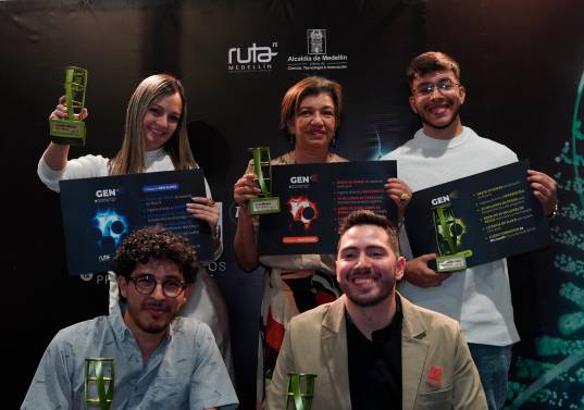 Estas iniciativas fueron reconocidas entre más de 100 postulaciones, tras una votación ciudadana con 31.534 participantes. FOTO cortesía Ruta N