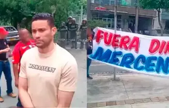 Hinchas de Independiente Medellín hicieron plantón y Chunga dio la cara