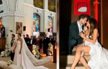 Video | Así fue la boda de Daniela Ospina y Gabriel Coronel en Medellín