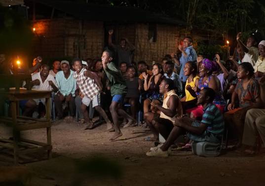 La historia de La Suprema, un pueblo real en el norte de Bolívar, guarda parecido con el pueblo natal de Kid Pambelé, San Basilio de Palenque. FOTO: Cortesía Cumbia Films y Kike Bossa.
