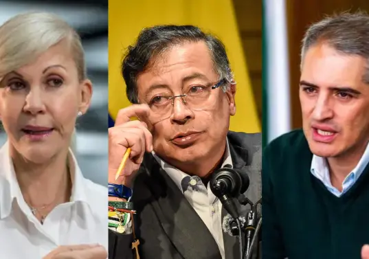 Dilian Francisca Toro, del Valle, y Andrés Julián Rendón, de Antioquia, encabezan la oposición al decreto de emergencia económica del gobierno del presidente Gustavo Petro. FOTOS EL COLOMBIANO Y COLPRENSA