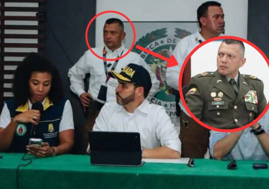 Jorge Delgado había acompañado al presidente en sus desplazamientos y servido como enlace con la Policía. Su salida ocurre mientras aparece mencionado en un expediente por un presunto caso de tráfico de influencias. FOTO: PRESIDENCIA Y POLICÍA NACIONAL.