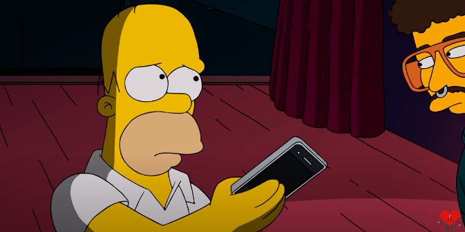 Esta es una de las escenas que se ve en el video en el cual Bad Bunny arrojó el celular de Homero al suelo. Foto: pantallazo tomado de Youtube. 