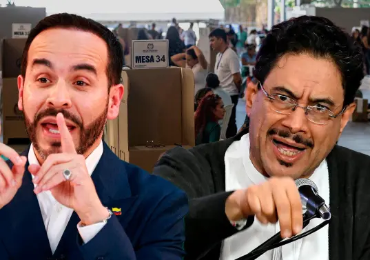 Los candidatos presidenciales Abelardo de la Espriella e Iván Cepeda se medirán en las urnas el 21 de junio. FOTO CORTESÍA