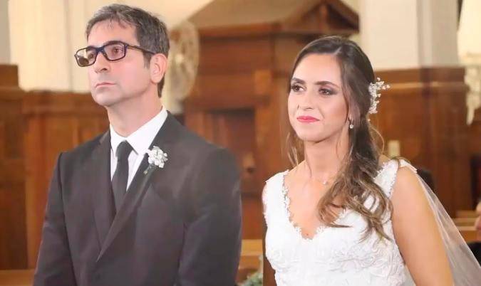 La boda de Marcelo Pecci y Claudia Aguilera, hace un año en la ciudad de Asunción. FOTO: CORTESÍA.