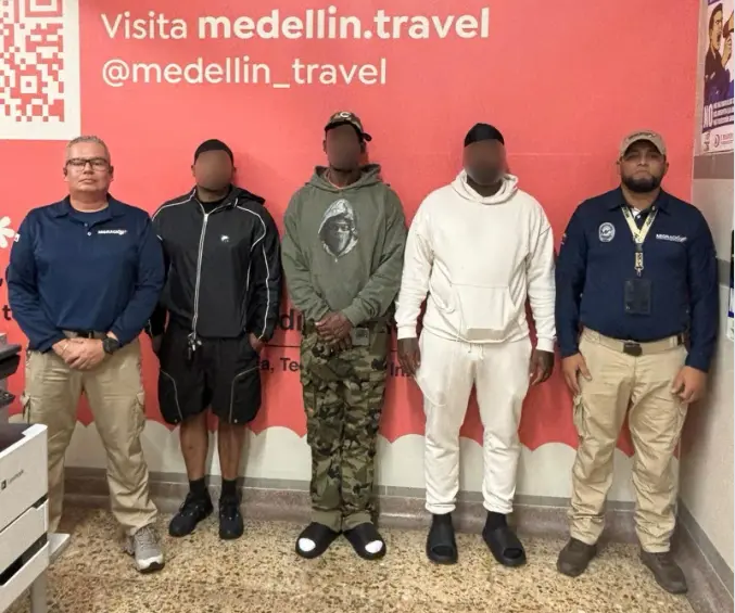 Migración Colombia inadmitió a tres extranjeros en el aeropuerto José María Córdova de Rionegro. FOTO: Migración Colombia