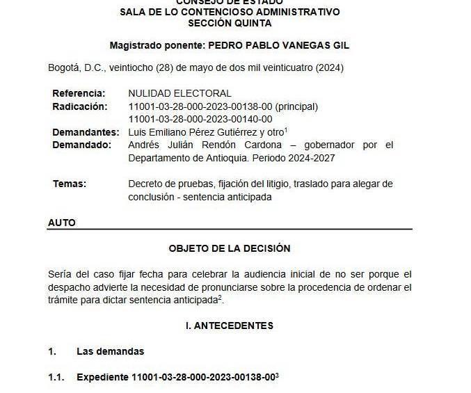 ¿Revés para Luis Pérez? Tambalea demanda que interpuso contra el gobernador Rendón