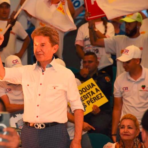 Luis Pérez ya cuenta con el apoyo de siete partidos y movimientos en su aspiración a la Gobernación de Antioquia. FOTO: CORTESÍA