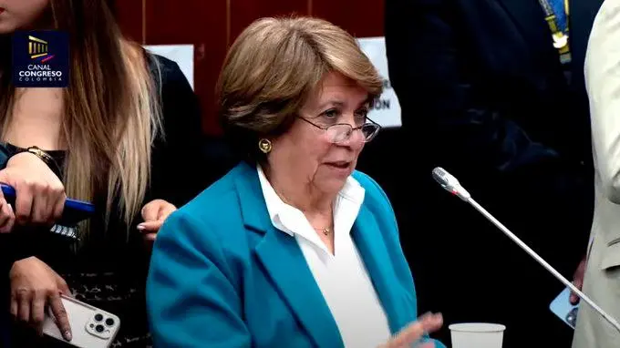 La senadora Aída Avella lamentó el hundimiento de la ponencia de reforma laboral del Gobierno Petro. FOTO CORTESÍA SENADO