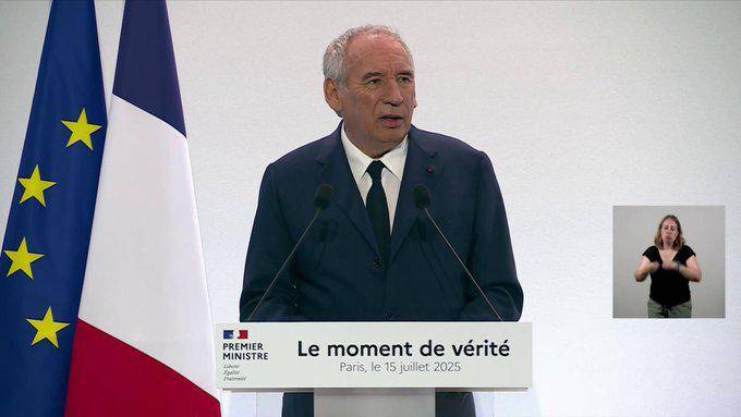 El primer ministro de Francia, François Bayrou. FOTO: Tomada de redes.