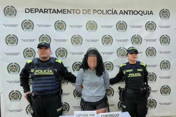 Michel Lorena Hoyos Salazar, de 19 años, es señalada de haber matado a su pareja, un hombre de 23 años. 