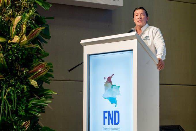 Hernán Penagos, registrador nacional, durante una intervención en la que defendió la autonomía de la autoridad electoral frente a cuestionamientos del Gobierno. FOTO: Registraduría Nacional del Estado Civil. 