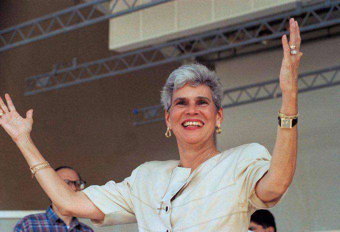 Ella era Violeta Barrios de Chamorro, expresidenta de Nicaragua. FOTO: Imagen tomada de redes