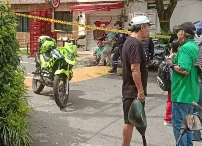 Aspecto de la zona de Caldas, Antioquia, en la que ocurrió el homicidio el pasado 22 de enero de 2026. FOTO: Cortesía