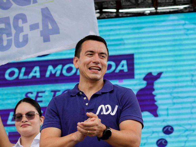 Daniel Noboa será el presidente más joven de la historia de Ecuador. FOTO Twitter: @agusantonetti