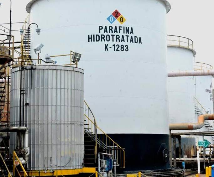 La planta de parafina de Barrancabermeja reinició operaciones el sábado pasado y desde este jueves despachará entre 50 y 60 toneladas diarias a sus clientes. FOTO CORTESÍA