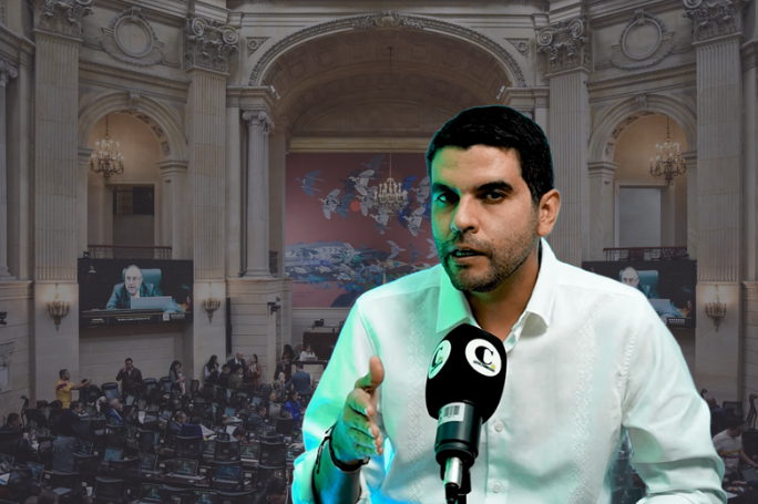 El senador electo Hernán Cadavid tiene 39 años, es abogado, antioqueño y fue asistente del expresidente Álvaro Uribe. FOTOS: Colprensa y EL COLOMBIANO