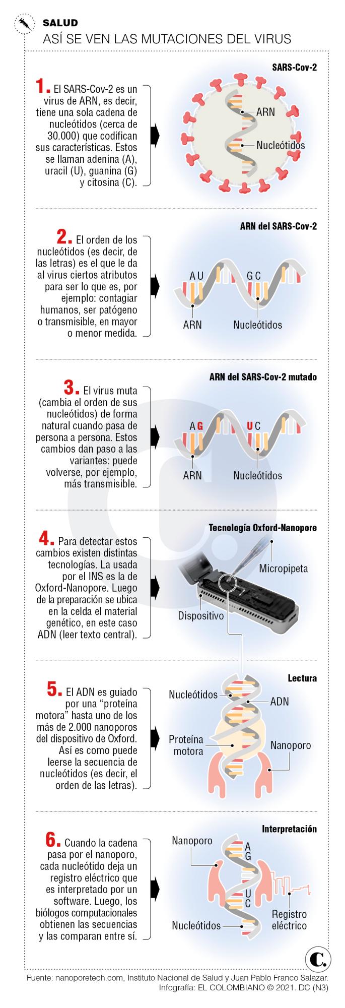 Lo colombiano de la variante Mu es su descubrimiento