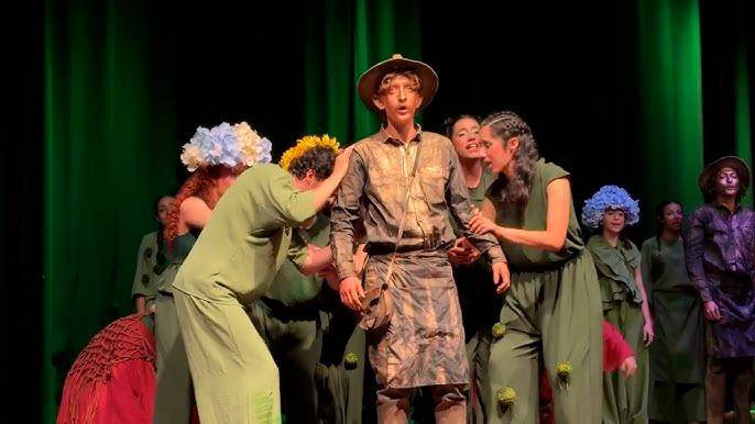 La obra cuenta con 30 niños y jóvenes en escena. FOTO: Cortesía Fundación Sirenaica