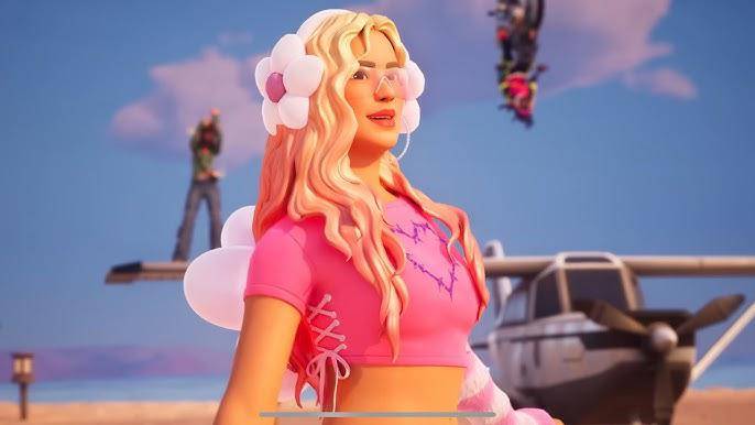 El personaje de Karol G dentro del universo de Fortnite. Foto: cortesía. 