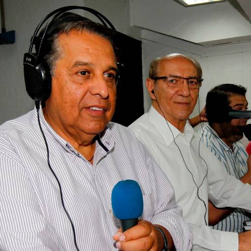 Jorge Eliécer Campuzano, narrador que representa a una brillante generación de la radio colombiana. <span class="mln_uppercase_mln">FOTO</span> <b><span class="mln_uppercase_mln">Jaime pérez</span></b>