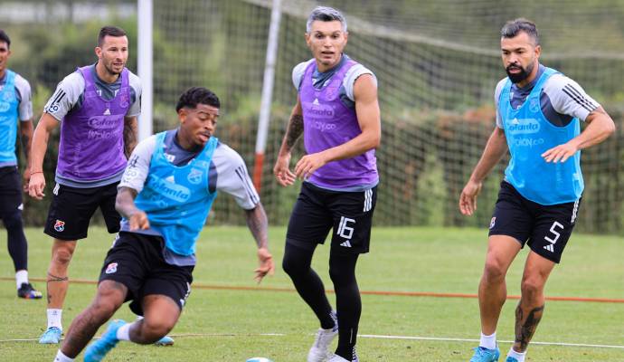 El primer examen del DIM en este segundo semestre será el próximo miércoles en el Atanasio cuando enfrente a San Lorenzo en Sudamericana. FOTO: Manuel Saldarriaga Quintero.