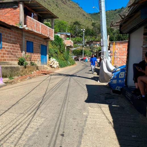 Este es el barrio La Honda, donde fue la riña y fue asesinado el joven de 18 años. Foto: Andrés Felipe Osorio. 