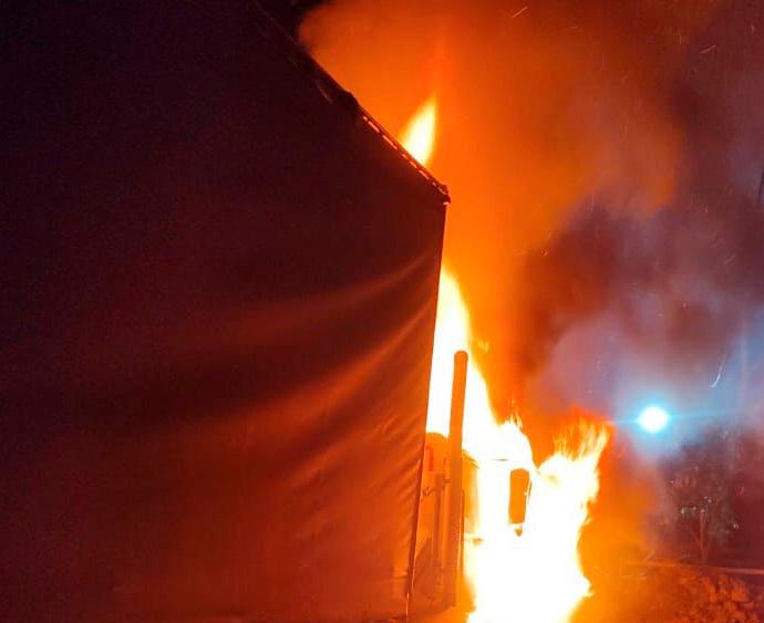 La conflagración se produjo hacia las 8:30 de este martes. FOTO: Cortesía