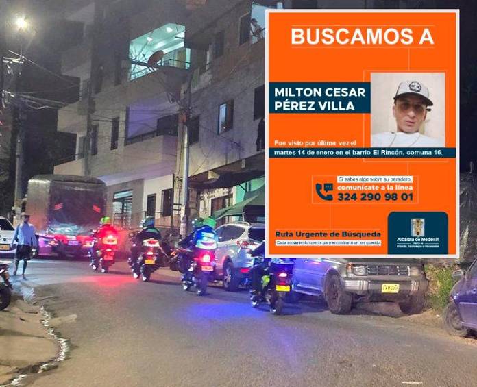 El hombre señalado de los toques de queda en Altavista y Belén Rincón fue reportado como desaparecido desde el 14 de enero. FOTOS Cortesía 