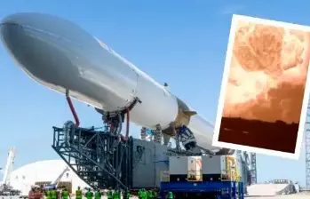 EN VIDEO: Cohete de Jeff Bezos explotó durante prueba de encendido