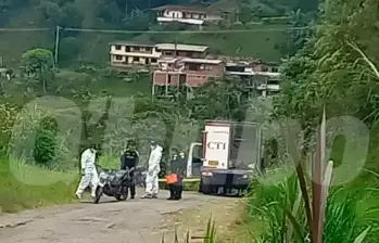 En video | Asesinato en Paso Malo: un hombre fue baleado en Palmitas, Medellín
