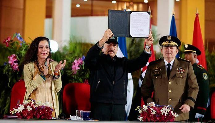 Daniel Ortega ajustó su quinto mandato como presidente de Nicaragua. FOTO: ARCHIVO.
