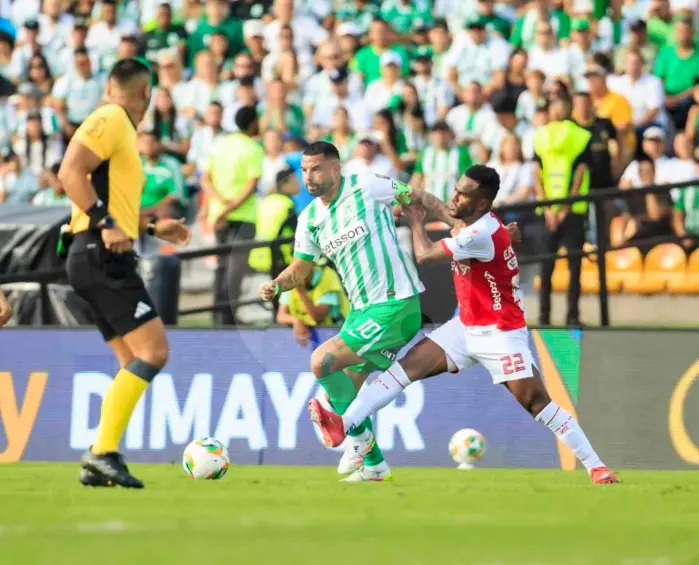 Atlético Nacional recibe en el Atanasio Girardot a Santa Fe, con la obligación de volver a la victoria. FOTO CAMILO SUÁREZ 